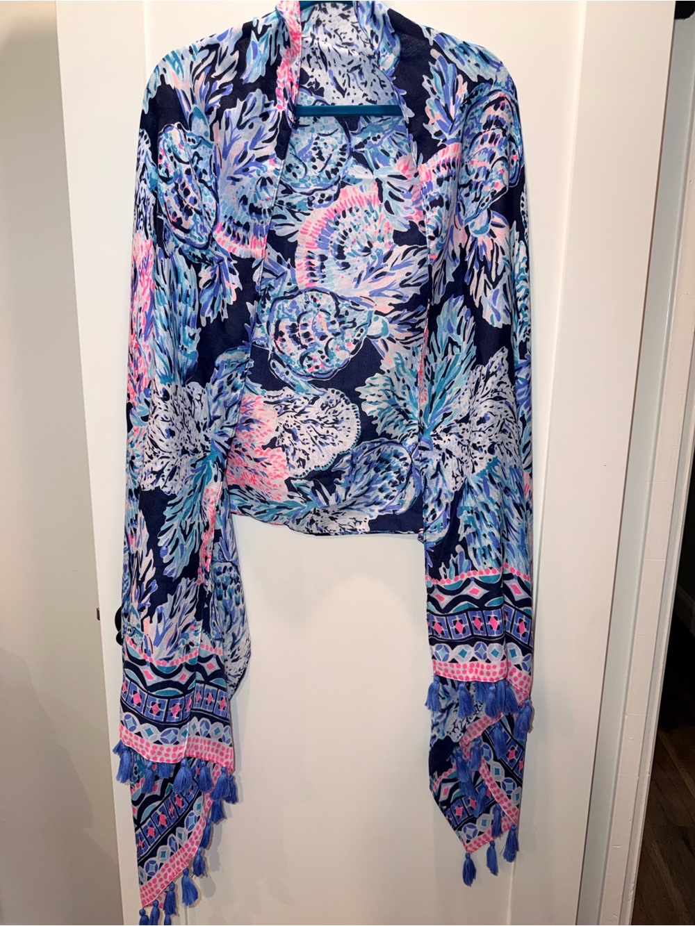 Lilly Pulitzer Tassel Scarf